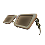 Oversized Raised Sunglasses In Gold