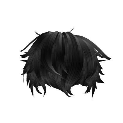 Messy Anime Black Boy Hair Roblox item