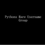 Python's Rare Username Group