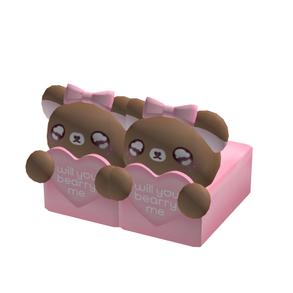 Valentines Brown Bear Slippers 3.0 💘 thumbnail