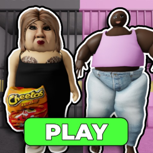 ASH TREVINO VS LOVELY PEACHES PRISON RUN! (Obby)