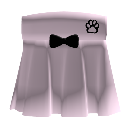 Pink and Black dress With Bow And Paw thumbnail