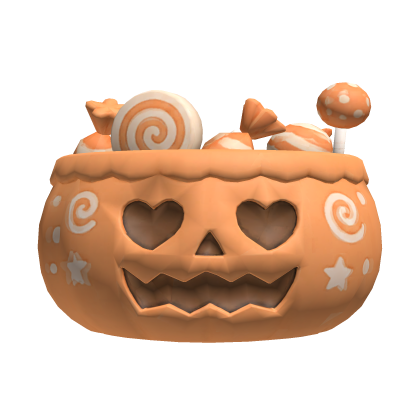 cute halloween pumpkin suit costume with candy  Roblox item