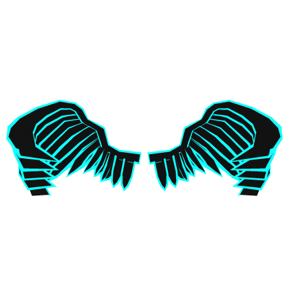 Cartoony Cyan Wings Roblox item