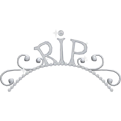 emo RIP sparkly silver tiara | Roblox Item - Rolimon's