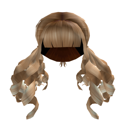 BB Long Classic Curly Pigtails Blonde Roblox item