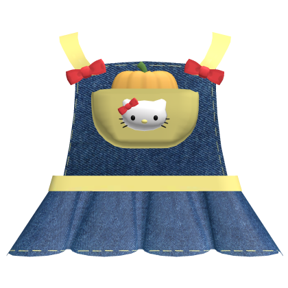 Hello Kitty Pumpkin Denim Dress 