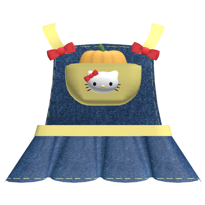 Hello Kitty Pumpkin Denim Dress 