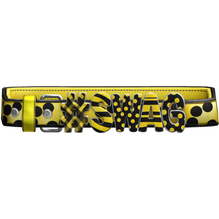 Yellow Polkadot " Swag " Y2K Belt