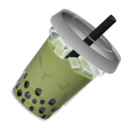Realistic Matcha Green Bubble Tea Roblox item