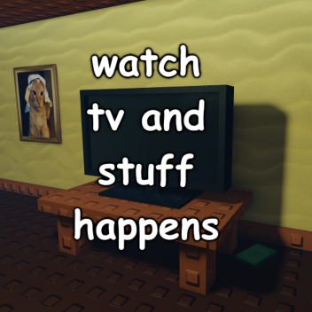 watch tv and stuff happens [Cone game jam]