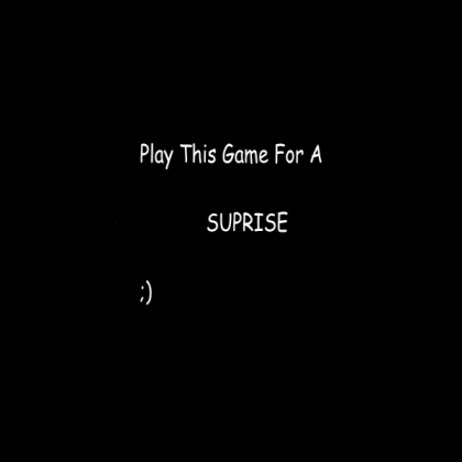 PLAY THIS GAME FOR A SUPRISE? Roblox decal