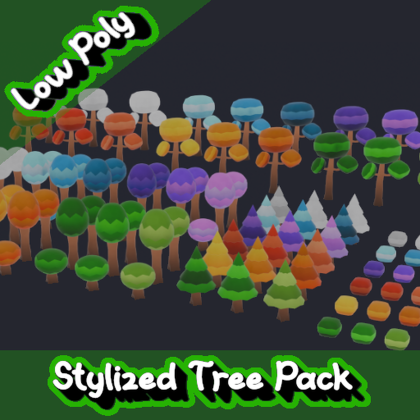 Stylized Cartoon Trees Pack