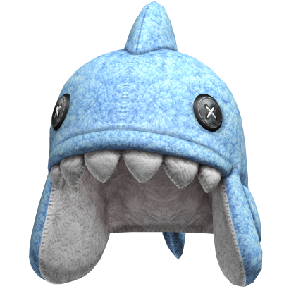 Blue Shark Cute Ushanka