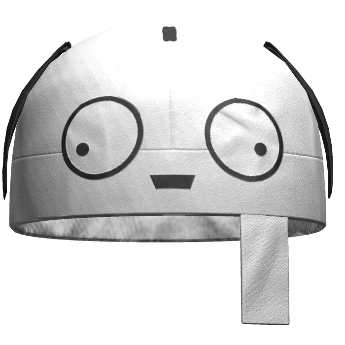 Alien Derpy Beanie White&Black