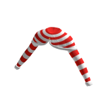 Candy Cane Arm Warmers with Cloak