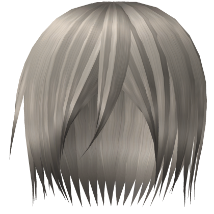  soft moe emo hair in silver blonde 45. Roblox item