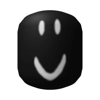 Classic Face (Black) Roblox item