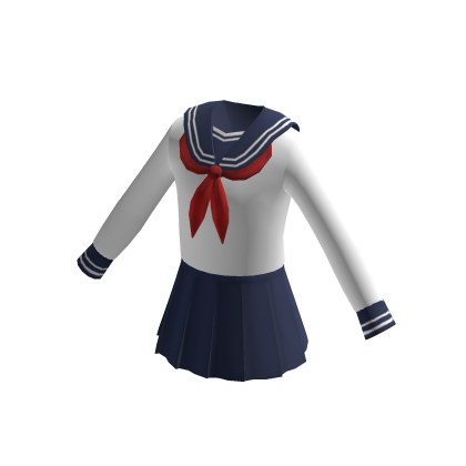 Blue Anime School Uniform II