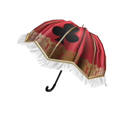 Cute Red Jester Umbrella Roblox item