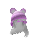 Hair with Pink Bear Beanie