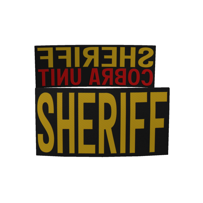 B/Y Clayton County Sheriff COBRA Patches (LVL119)