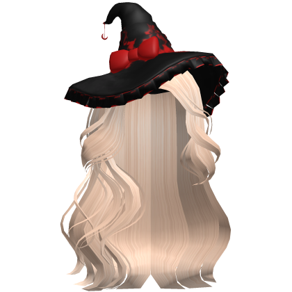 Halloween Side Swept Witch Hair (Light Blonde) Roblox item