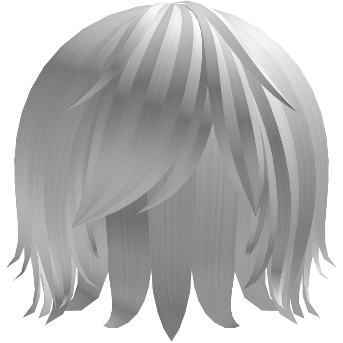 Cute Niche Emo Vkei Moe White Scene Anime Hair