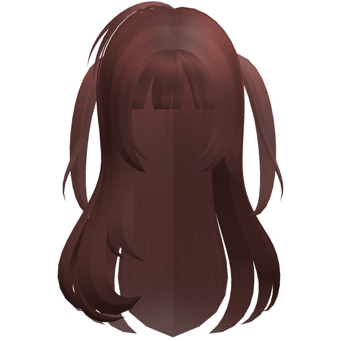 red adorable fluffy fawn hair w pigtails