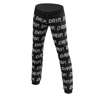 Black Drip Sweatpants thumbnail