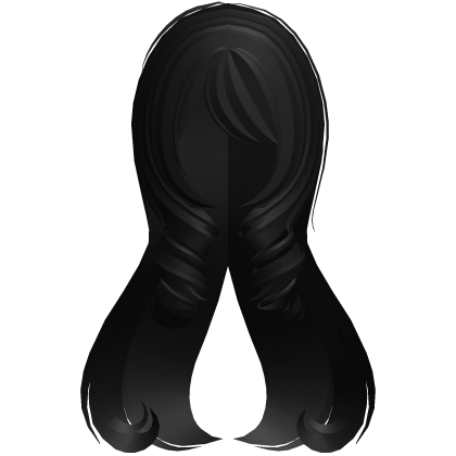 curly princess long heart hair black
