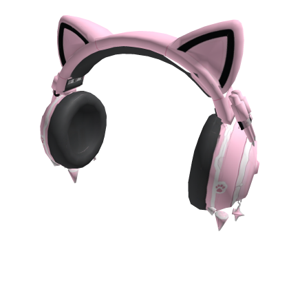 Pink Kitty Headphones