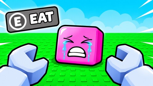 Eat blocks to grow!
