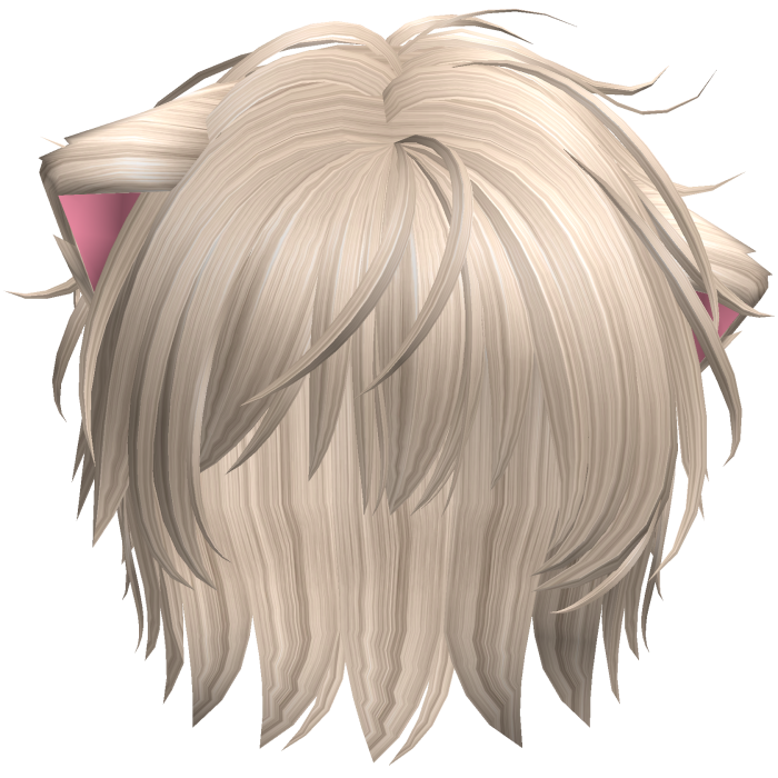 Catboy Anime Cat Ear Halloween Hair in Blonde