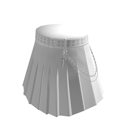 White Skirt w/ Chain thumbnail