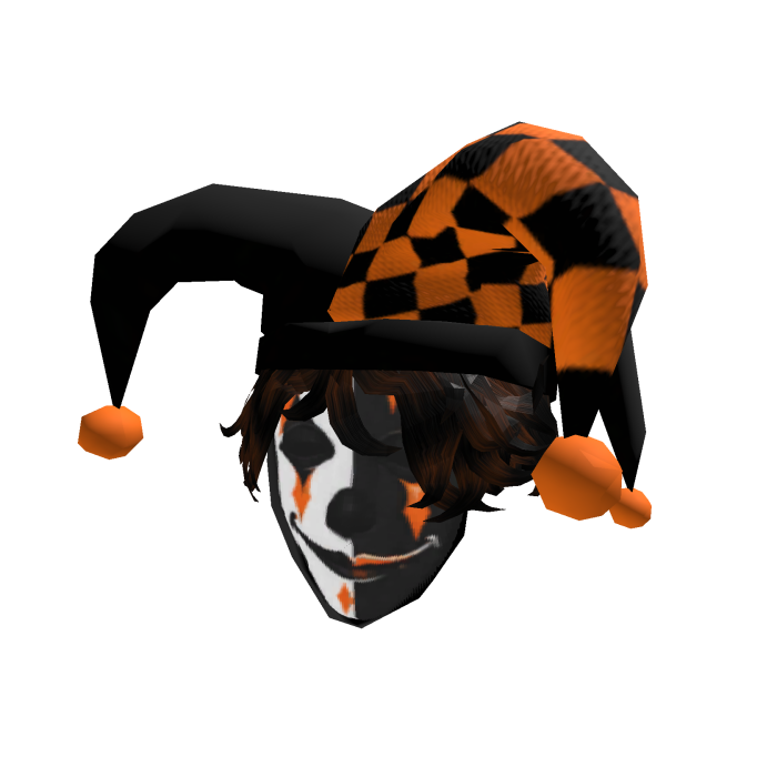 [Animated] Halloween Jester Hair and Mask
