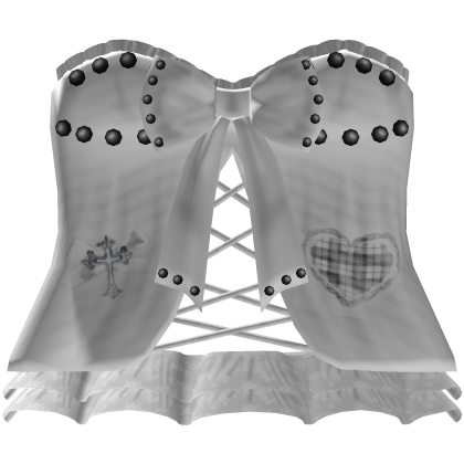 White Goth Ruffle Lace Dress 3.0