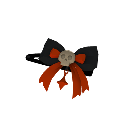 Halloween Bow Hair Clip