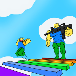 Obby but with GUNS!