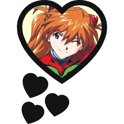 Asuka Langley Thinking Hearts Neon Genesis NGE