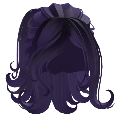 Ponytail Purple Hair Roblox item