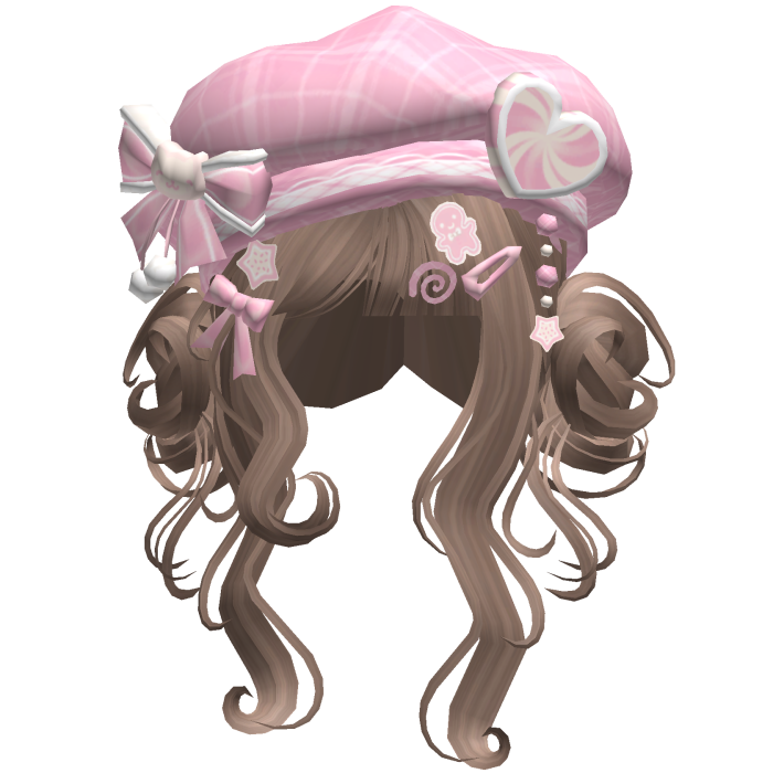 ♡ Christmas Swirly Wispy Buns (Brown)