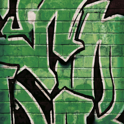 graffiti-brick-wall-green Roblox decal