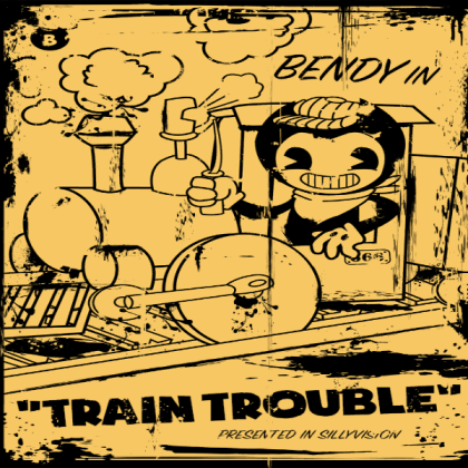 Bendy And The Ink Machine Poster Train Trouble Roblox decal