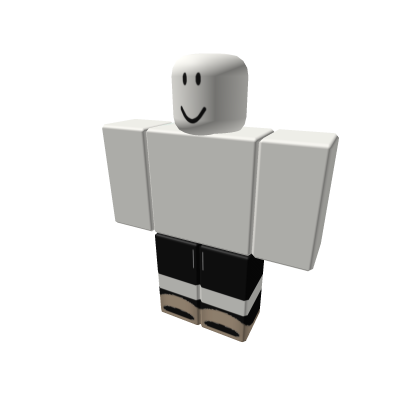 Black Shorts w Yeezy Slides Roblox