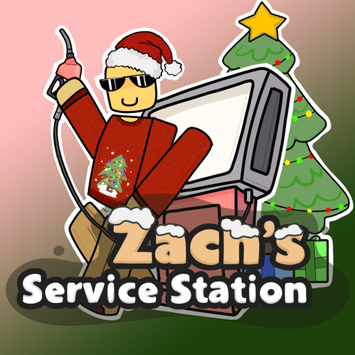 Zach's Service Station official Roblox game thumbnail