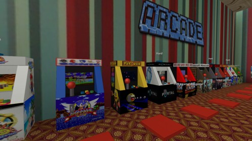 Ultimate Video Game Arcade Obby! (Updated!)