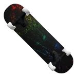 Retro Rainbow Skateboard