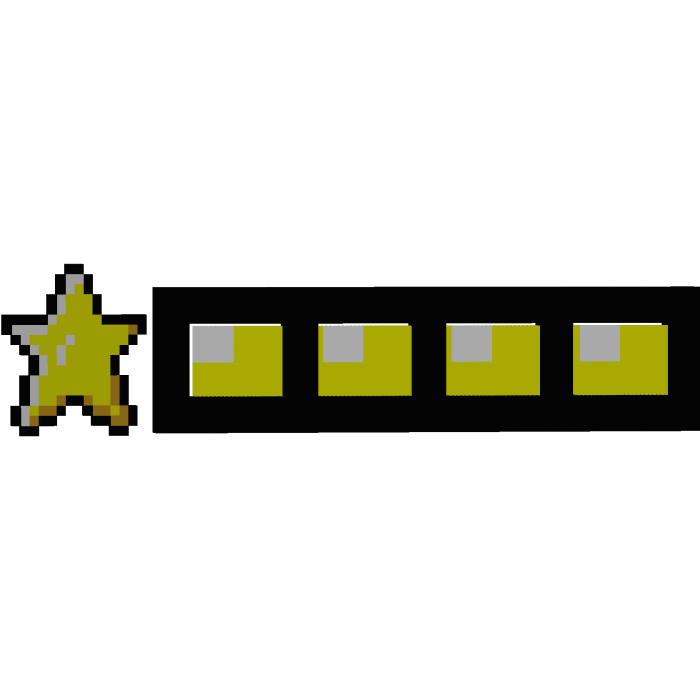 8-Bit Star hp Bar