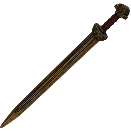 Gold Spartan Sword Waist - Right